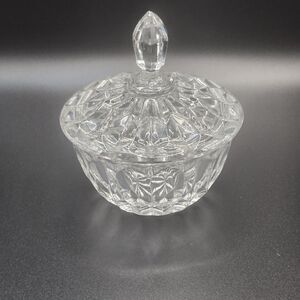 Bleikristall Beyer Lead Crystal Candy Dish With Lid West Germany